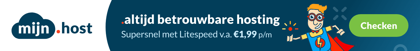 mijn.host, Betrouwbare Nederlandse webhosting met LiteSpeed, supersnel met LiteSpeed vanaf €1,99/mnd